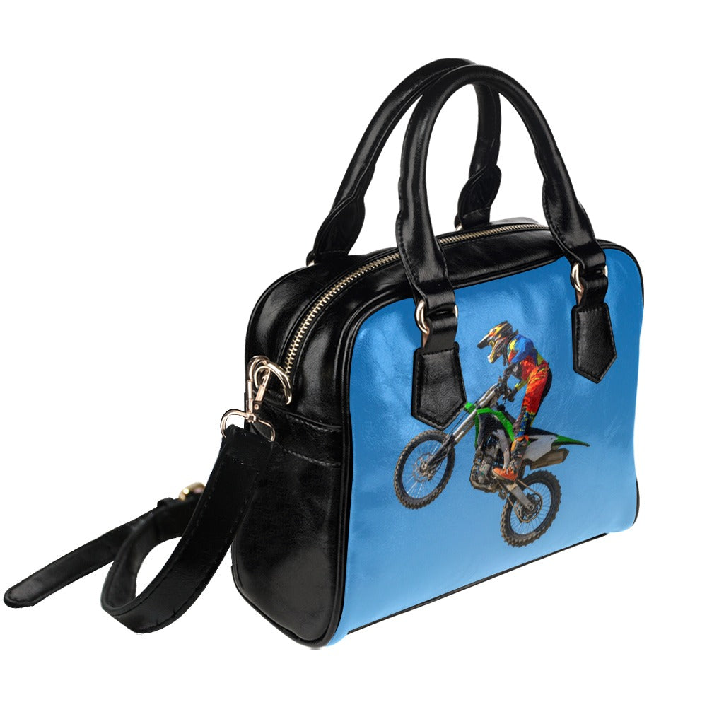 Biker Jump Extreme Shoulder Handbag