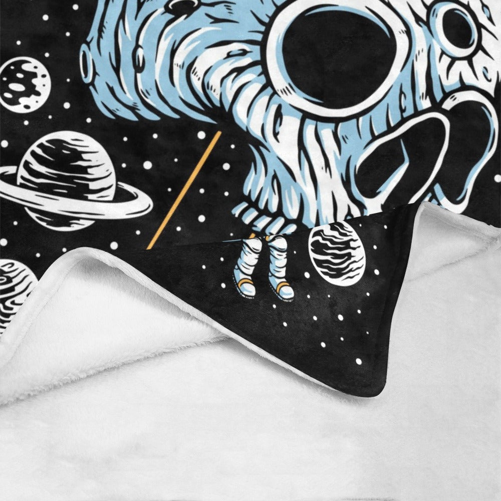 Skull Swing Planet Ultra-Soft Micro Fleece Blanket 60"x80"