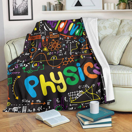 Physical Formulas Science Premium Blanket - Top Content | POD Collection | Free Shipping