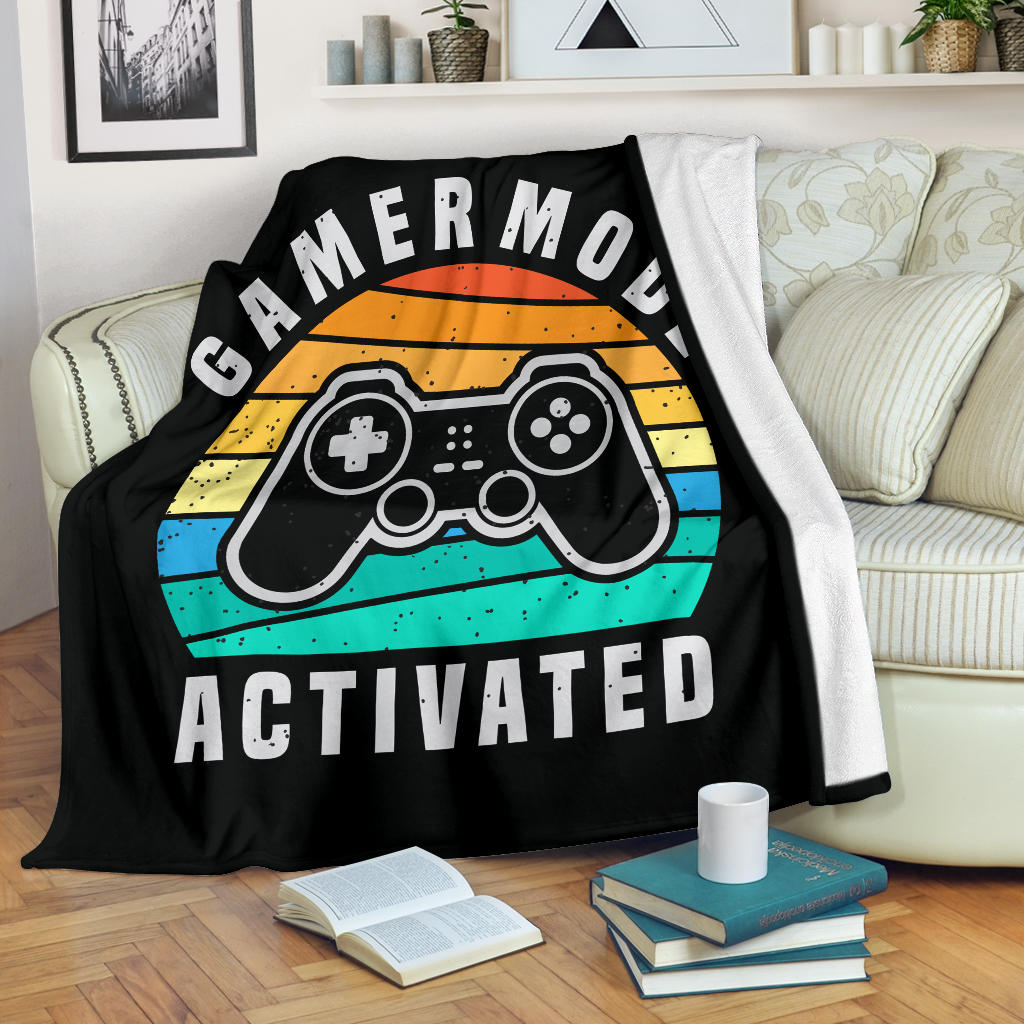 Gamer Mode Activated Blanket