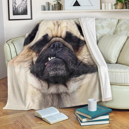 Funny Dog Fleece Blanket