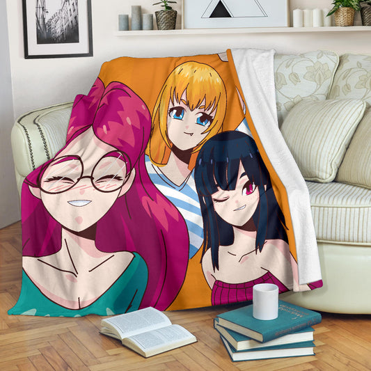 Anime Selfie Blanket