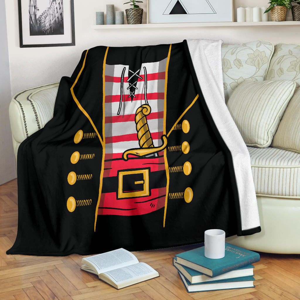 Pirate Design Fleece Blanket