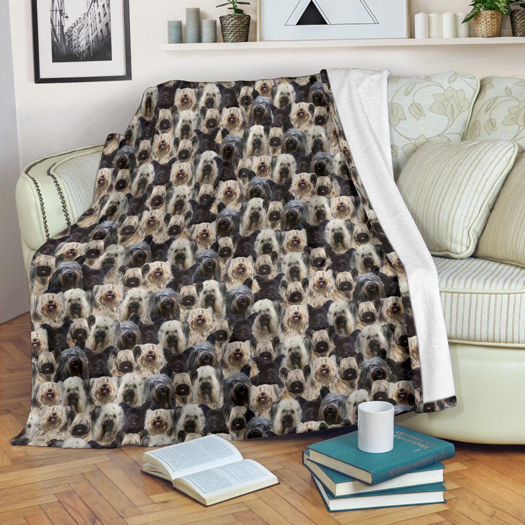 Skye Terrier Full Face Blanket