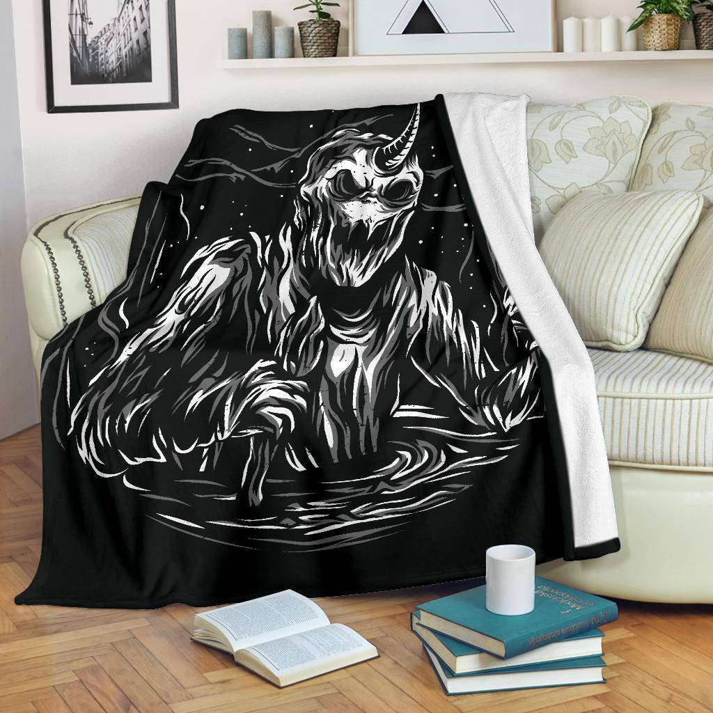 Premium Blanket Slime Monster Horn Cartoon - Top Content | POD Collection | Free Shipping