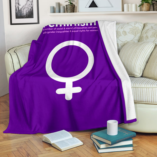 Feminism Fleece Blanket