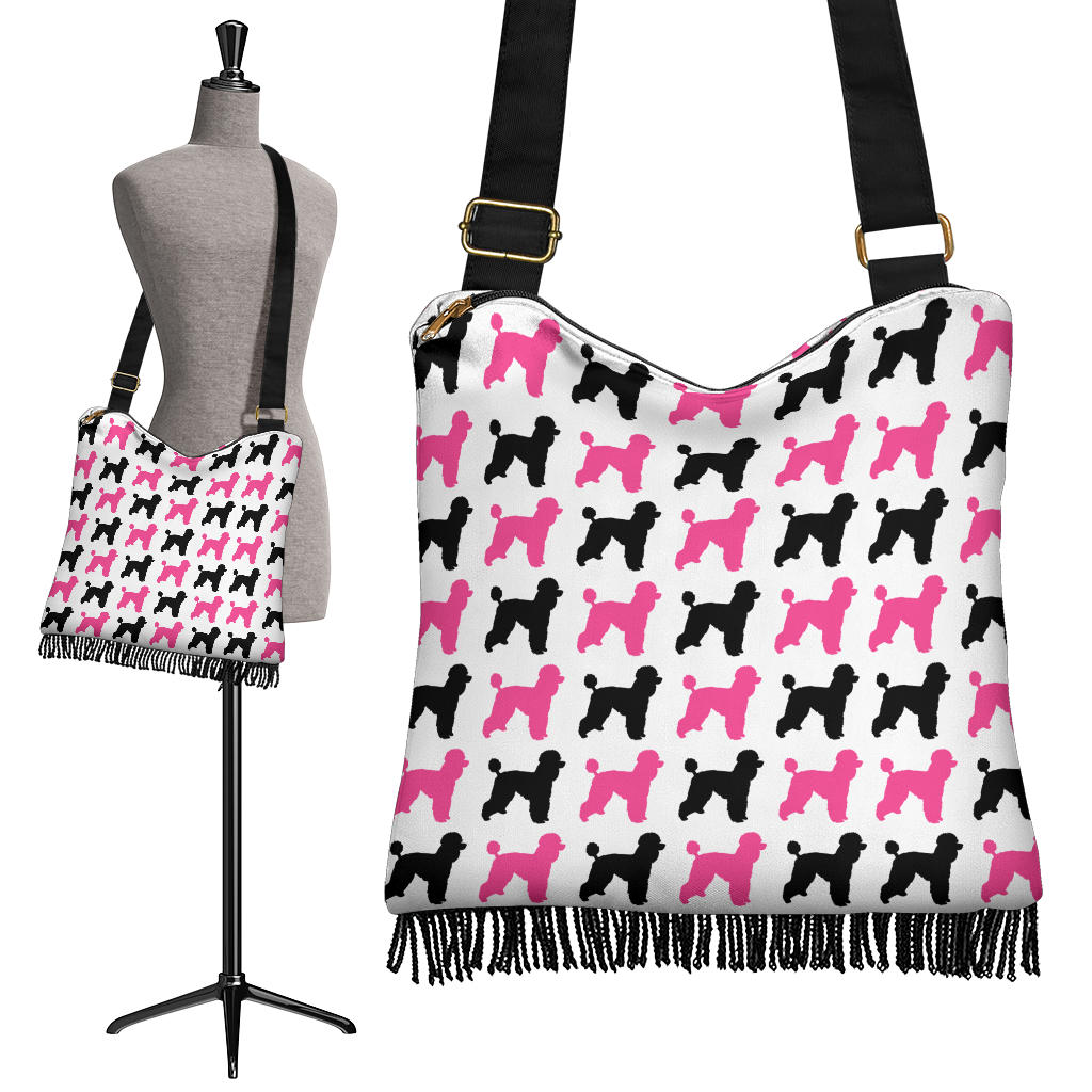 Poodle Dog Crossbody Boho Handbag