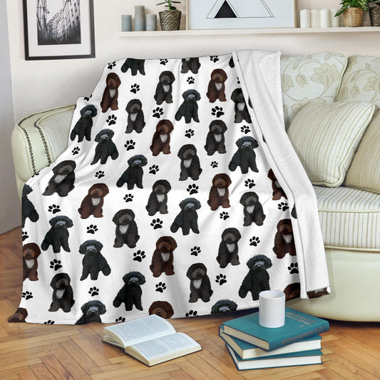 Barbet Paw Blanket