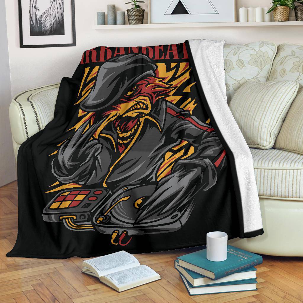 Urban Beats Hip Hop Style Cartoon Premium Blanket - Top Content | POD Collection | Free Shipping