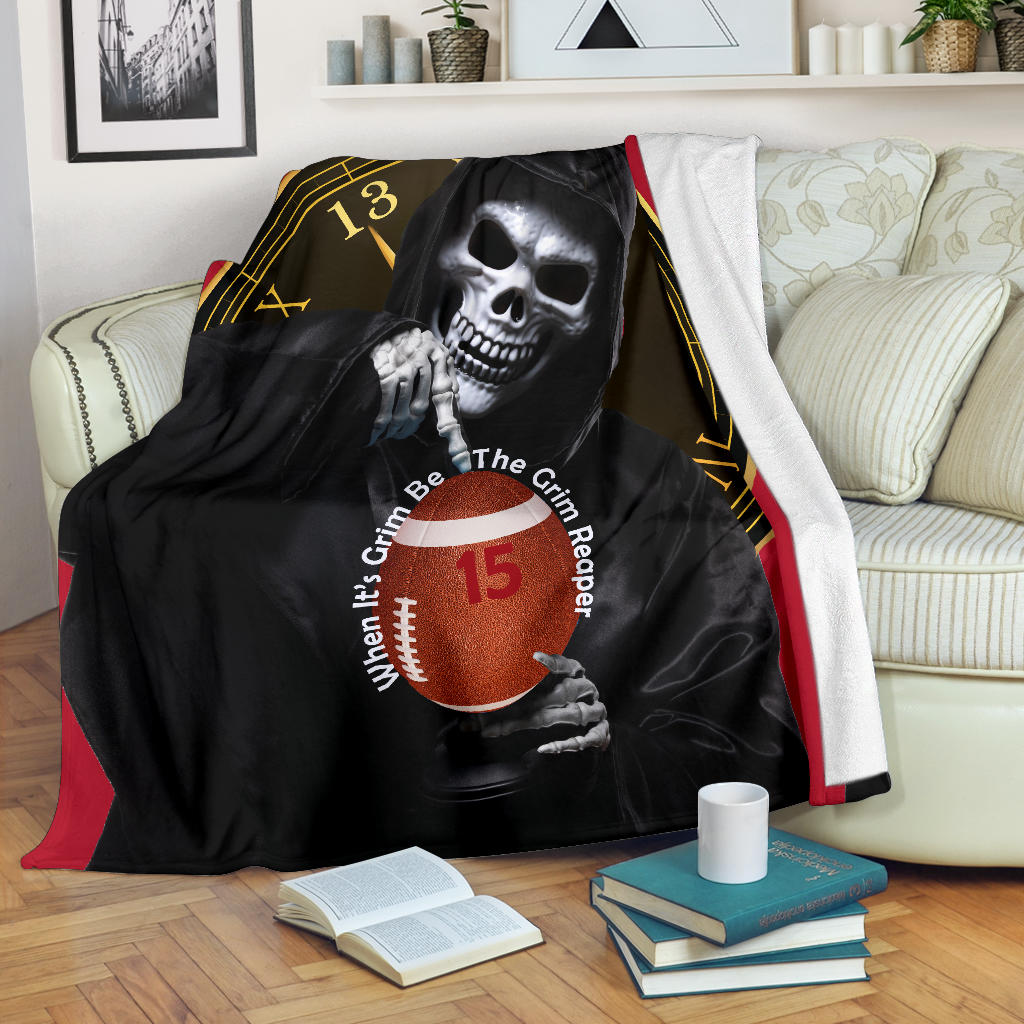 Chiefs Grim Reaper Blanket