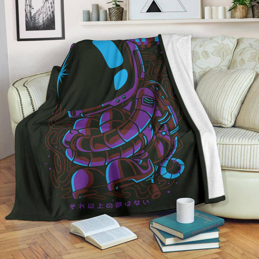 Premium Blanket Cartoon No Escape Astronaut Drawing - Top Content | POD Collection | Free Shipping