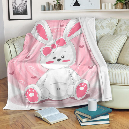 cartoon rabbit cute character blanket - Top Content | POD Collection | Free Shipping