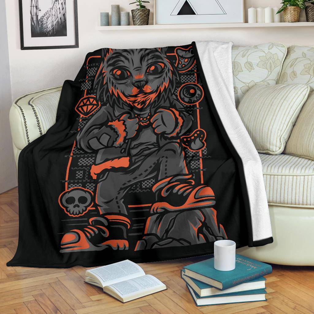 Wild Style Cat Breed Art Cartoon Premium Blanket - Top Content | POD Collection | Free Shipping