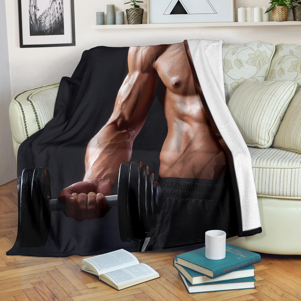 fitness man studio blanket - Top Content | POD Collection | Free Shipping