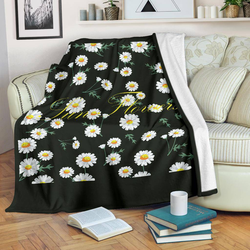 Beautiful Sun Flower Plant Premium Blanket - Top Content | POD Collection | Free Shipping