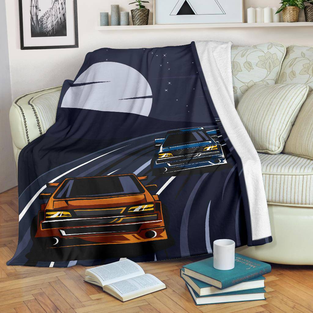 Night Street Racer Premium Blanket - Top Content | POD Collection | Free Shipping