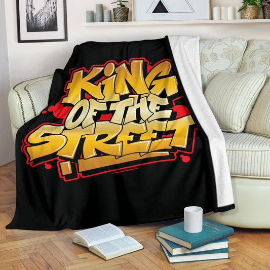 King of the Street Graffiti Art Premium Blanket - Top Content | POD Collection | Free Shipping