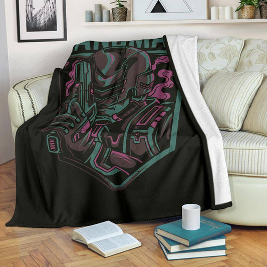 Handman Gunman Cartoon Premium Blanket - Top Content | POD Collection | Free Shipping