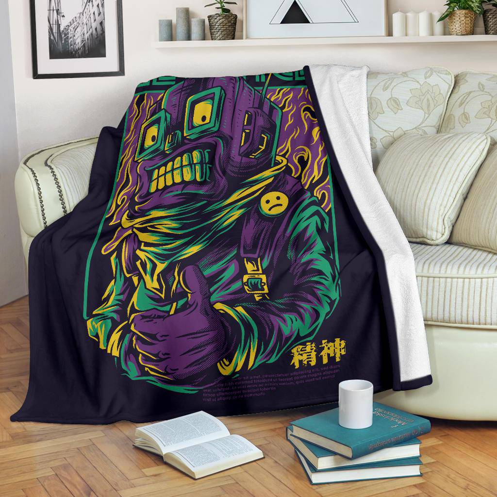 Blocked Japanese Art Cartoon Premium Blanket - Top Content | POD Collection | Free Shipping