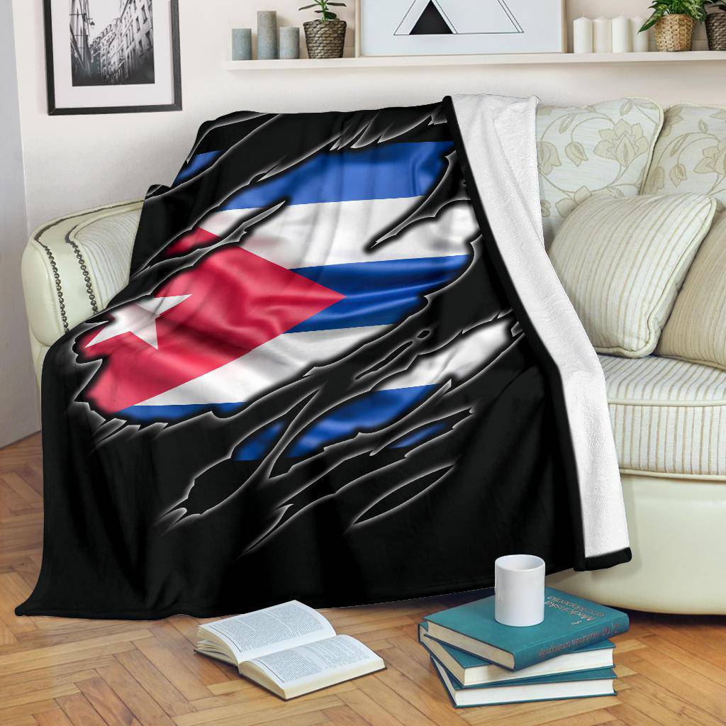 Cuba Flag Premium Blanket - Top Content | POD Collection | Free Shipping