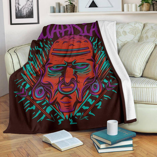 Guardian Warrior From The Past Cartoon Premium Blanket - Top Content | POD Collection | Free Shipping