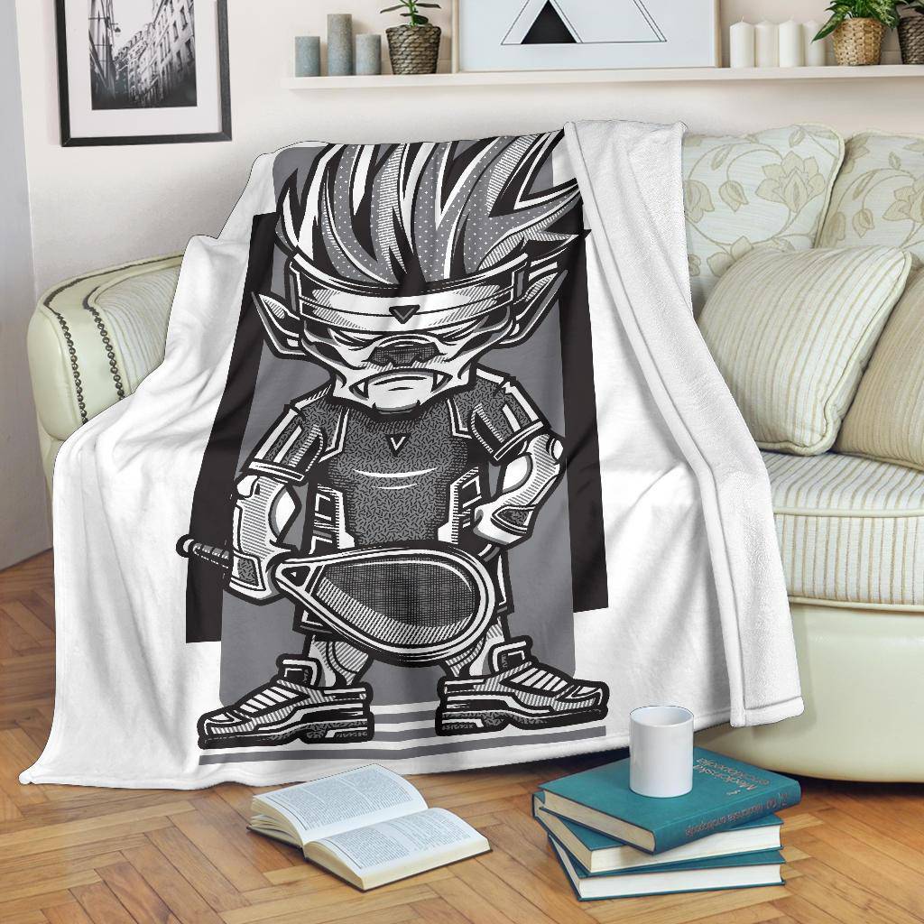 Tennis Game Player Cartoon Premium Blanket - Top Content | POD Collection | Free Shipping