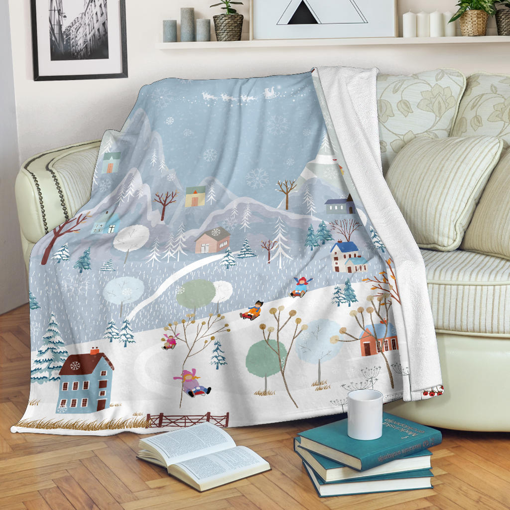 winter wonderland countryside with snow blanket - Top Content | POD Collection | Free Shipping