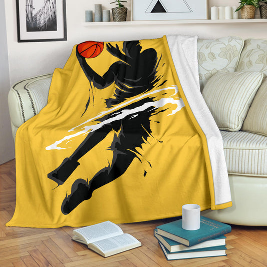 basketball slam dunk flame player blanket - Top Content | POD Collection | Free Shipping