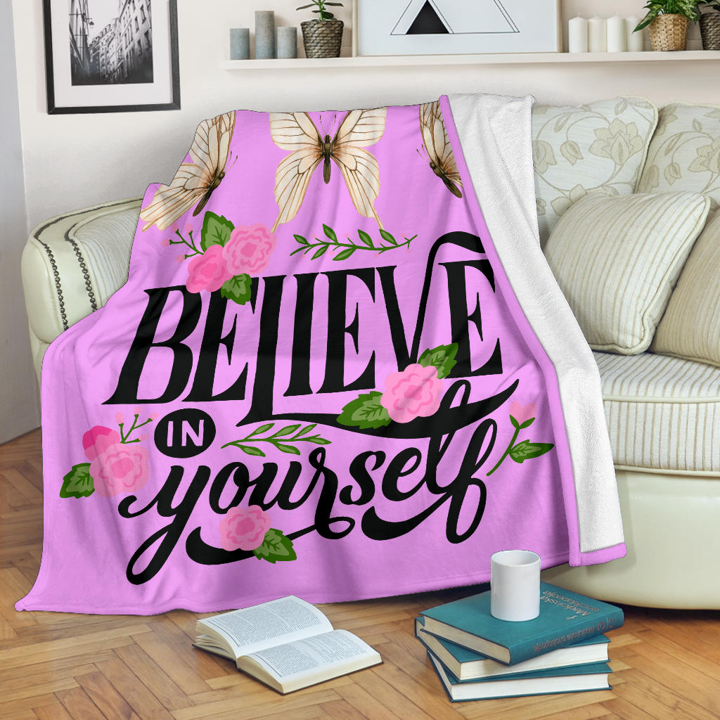 beautiful butterfly pink motivation blanket - Top Content | POD Collection | Free Shipping