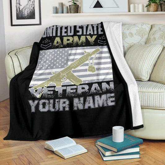 USA Army Veteran Blanket