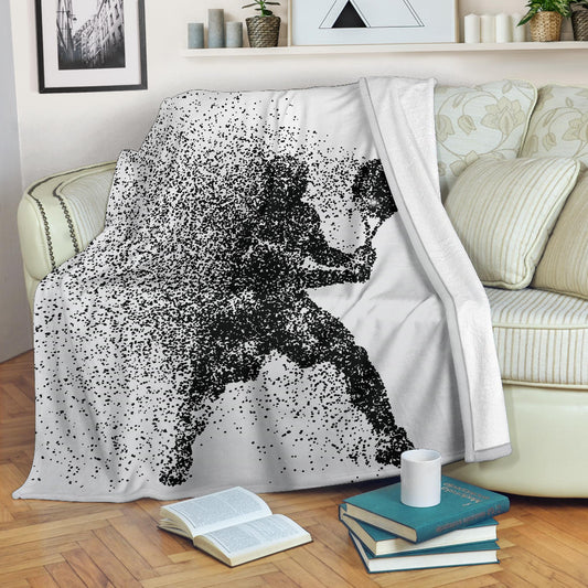 silhouette tennis player blanket - Top Content | POD Collection | Free Shipping