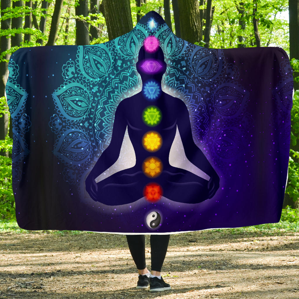 7 Chakras Hooded Blanket - Top Content | POD Collection | Free Shipping