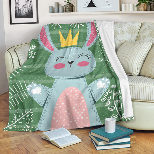 queen bunny green blanket - Top Content | POD Collection | Free Shipping