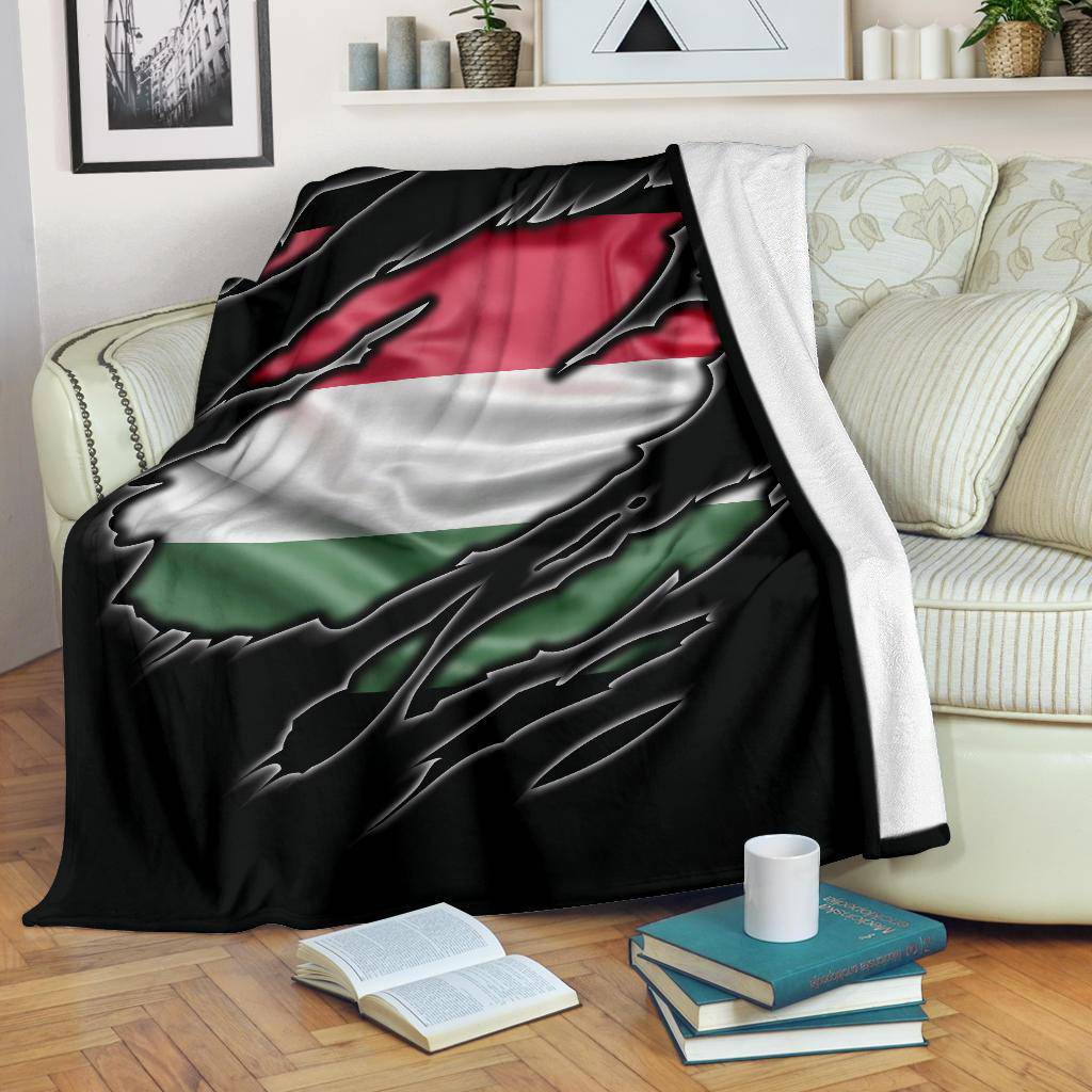 Hungary Flag Premium Blanket - Top Content | POD Collection | Free Shipping