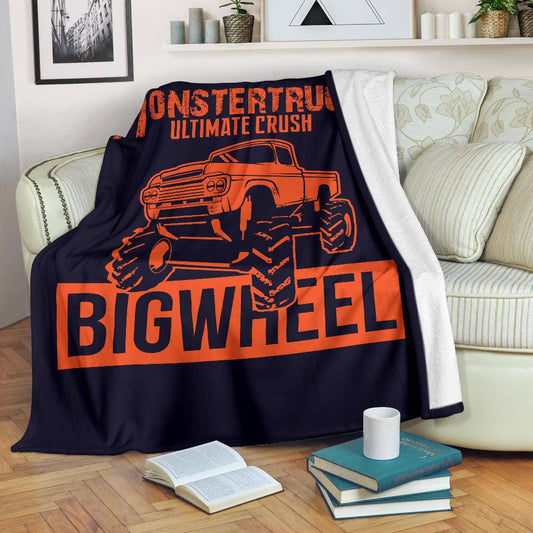 Ultimate Bigwheel Monstertruck Premium Blanket - Top Content | POD Collection | Free Shipping