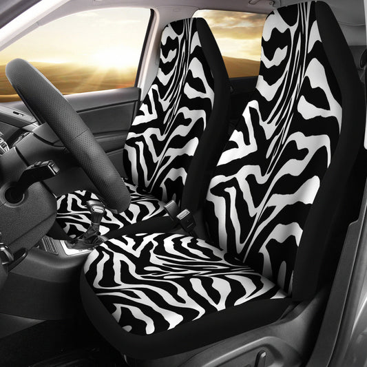 Zebra Print Custom Car Seat Covers