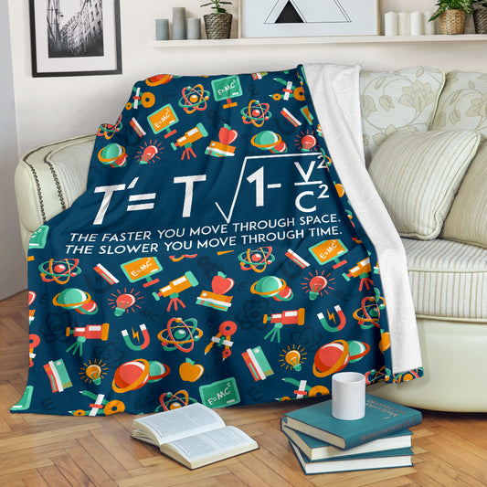 Physics Formula Fleece Blanket