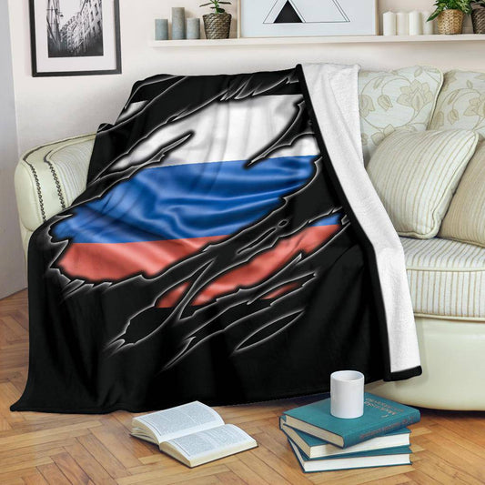 Russia Flag Premium Blanket - Top Content | POD Collection | Free Shipping