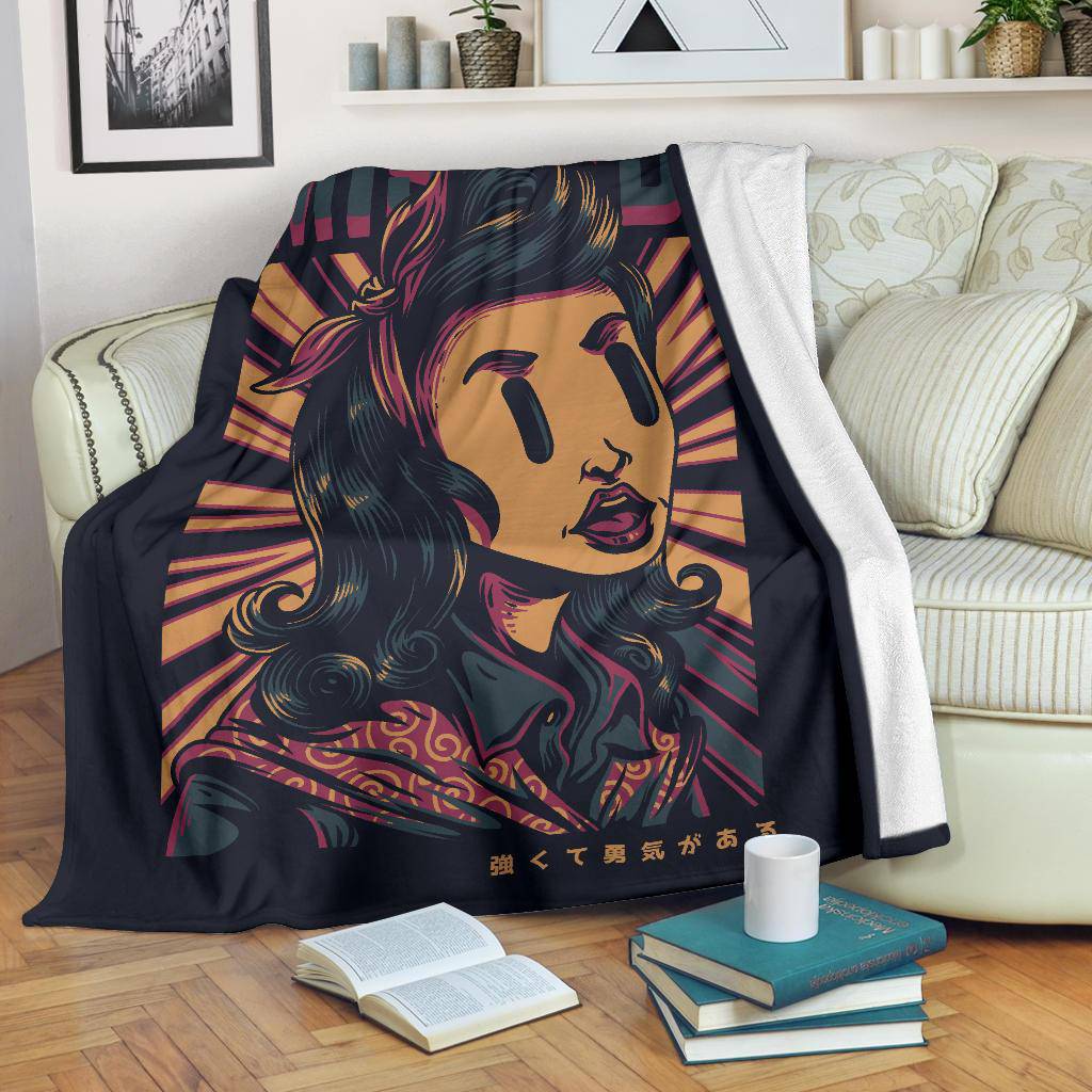 Premium Blanket Cartoon Missed Face Art - Top Content | POD Collection | Free Shipping