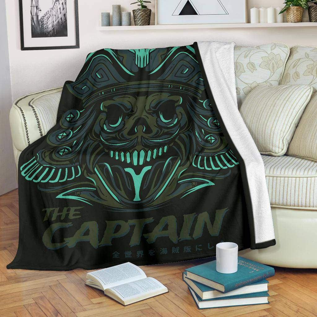 The Skull Captain Sailors Cartoon Premium Blanket - Top Content | POD Collection | Free Shipping