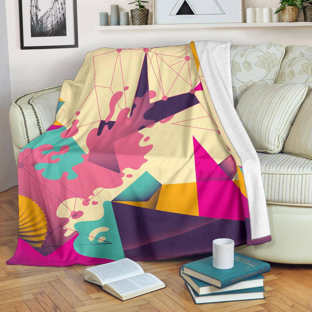 Abstract Art Colorful Paint Premium Blanket - Top Content | POD Collection | Free Shipping