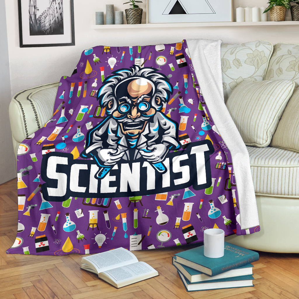 Science Fleece Blanket - The Scientist