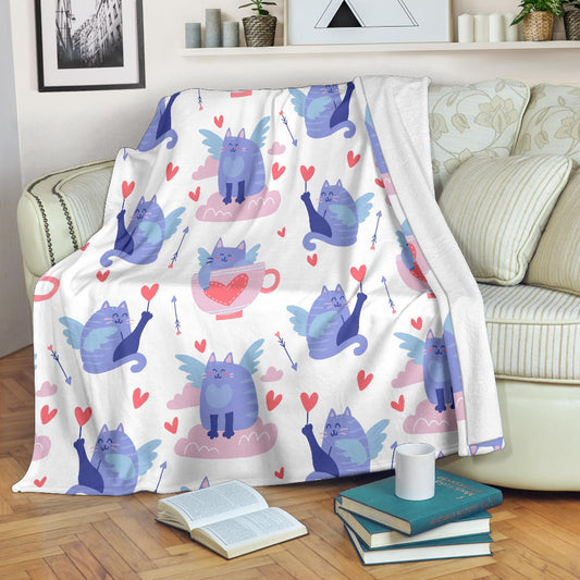 Cat Valentine Love Blanket