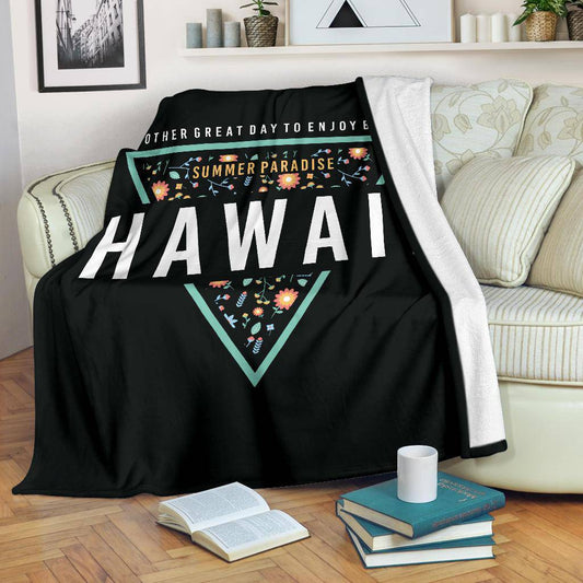 Hawaii Summer Paradise Premium Blanket - Top Content | POD Collection | Free Shipping