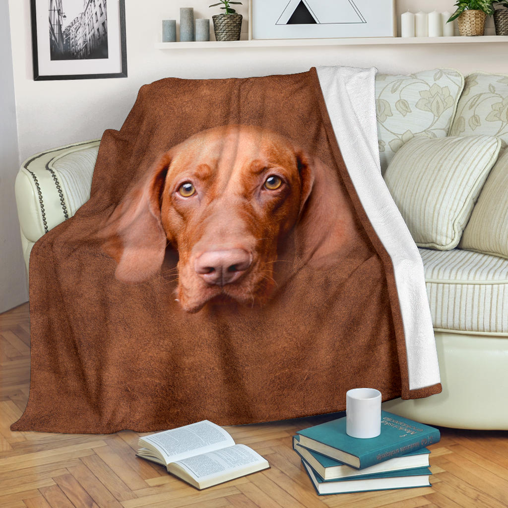 Vizsla Face Hair Blanket