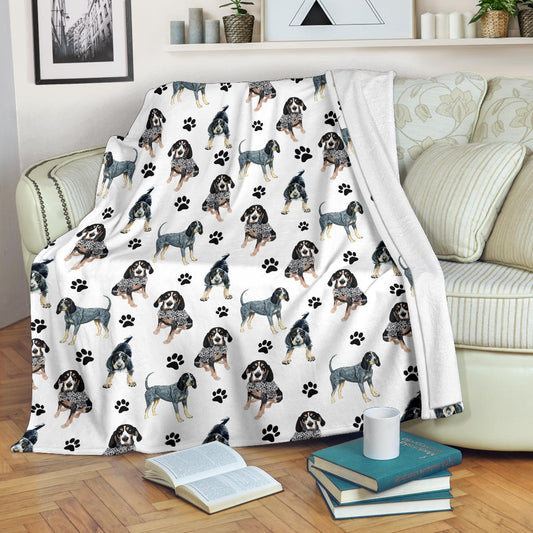 Bluetick Coonhound Paw Blanket