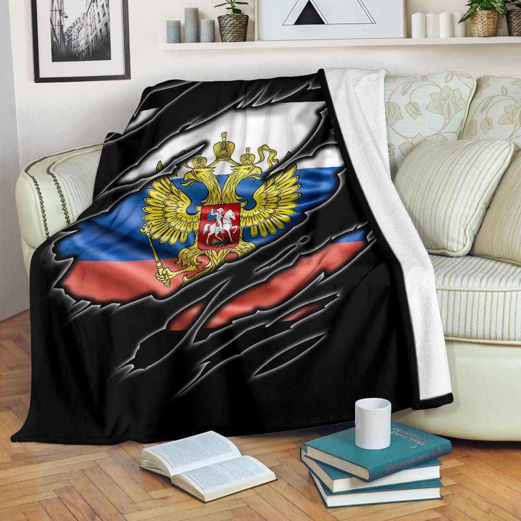 Russia coat of arms Flag Premium Blanket - Top Content | POD Collection | Free Shipping