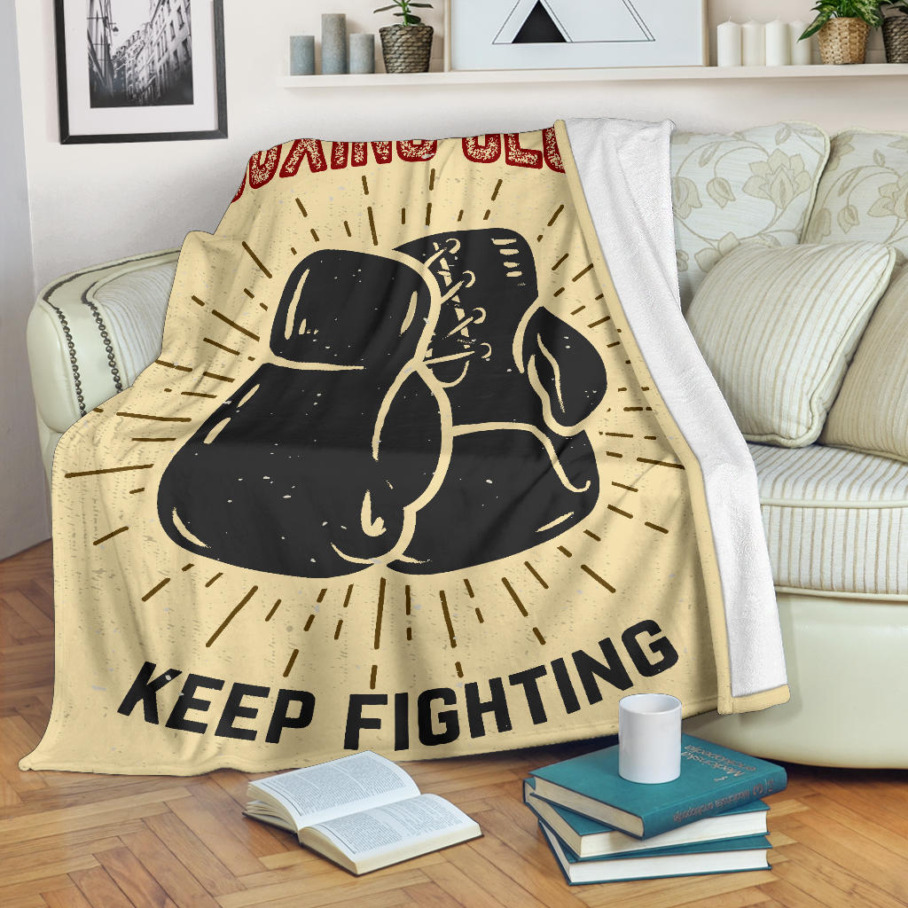 boxing club keep fighting blanket - Top Content | POD Collection | Free Shipping