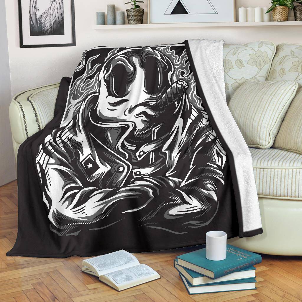 Total Rebel Warrior Cartoon Premium Blanket - Top Content | POD Collection | Free Shipping