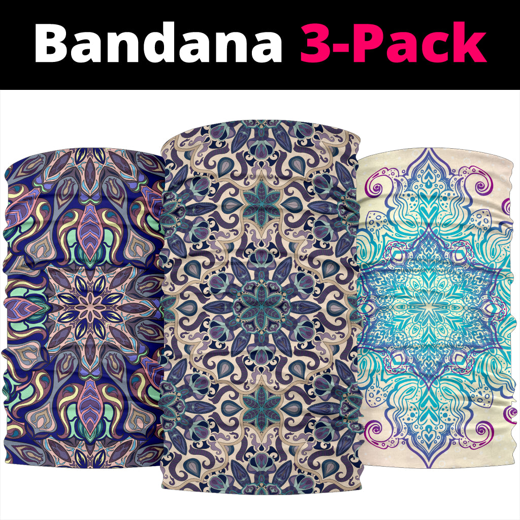 Mandala 6 Design by This is iT Original Bandana 3-Pack